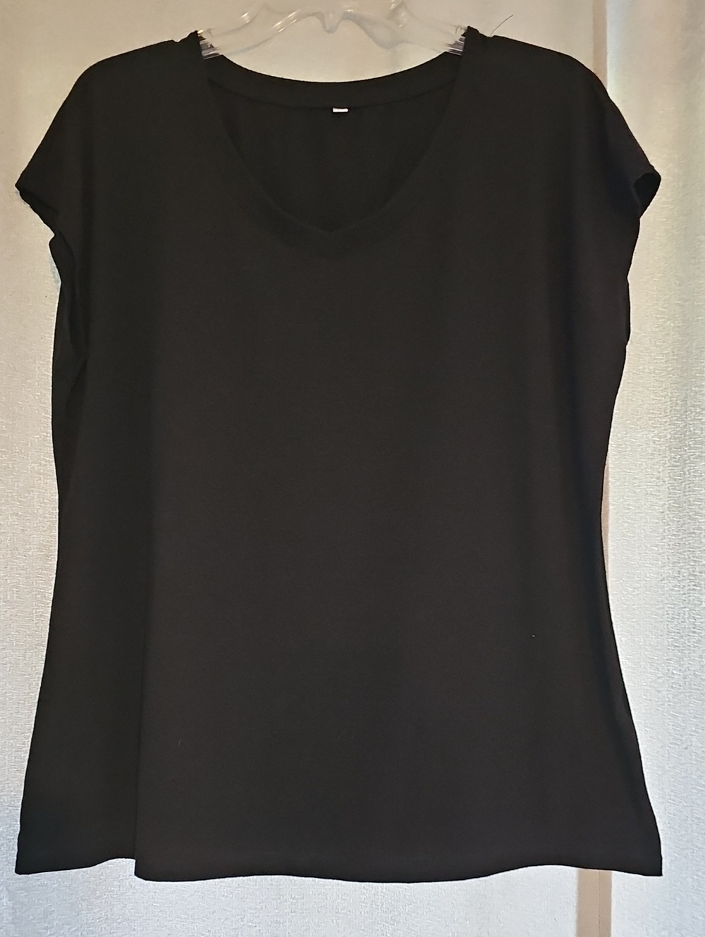 Classic Black V-Neck Short Sleeve Tee - 2 Available